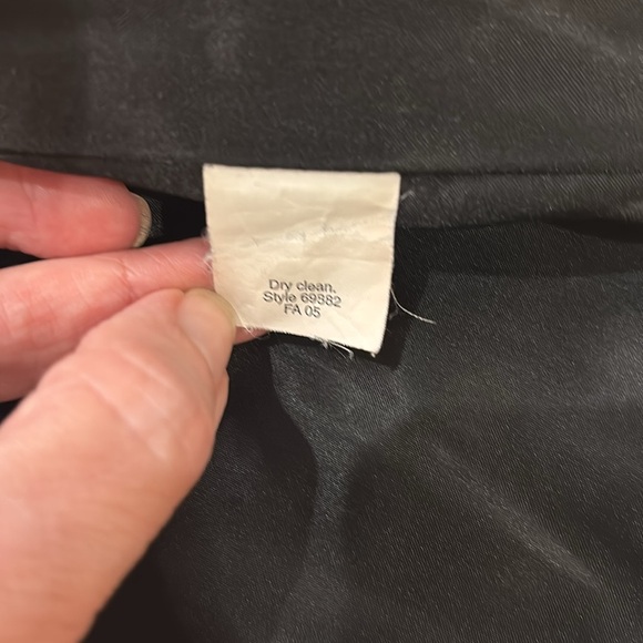 J Crew Factory Wool Herringbone Double Breasted Jacket Sz M - Picture 6 of 7